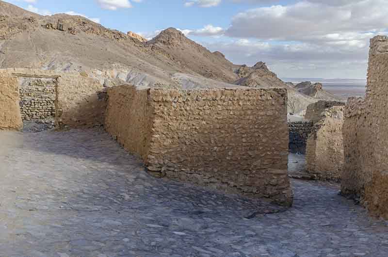 63 - Tunez - oasis de Chebika - antiguo pueblo abandonado